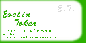 evelin tokar business card